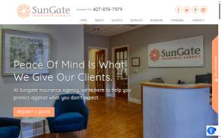 SunGate Insurance Agency website