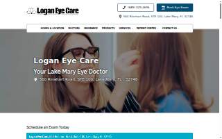 Logan Eye Care website