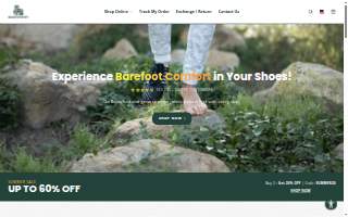 Barefoot Cleaning, LLC website