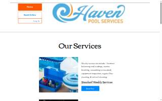 Haven Pool Services, LLC website