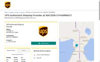 UPS Authorized Shipping Outlet of Lake Wales website
