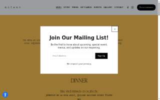 Oceano Kitchen website