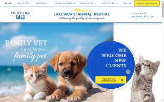 Lake Worth Animal Hospital website
