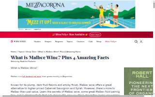 Malbec & More website
