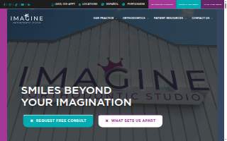 Imagine Orthodontic Studio Clearwater FL website