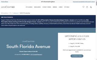 LensCrafters of Lakeland website