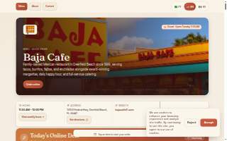 Baja Heat Tanning Salon of Lakeland website