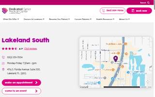 Dedicated Senior Medical Center website