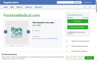 Park Avenue Dermatology website
