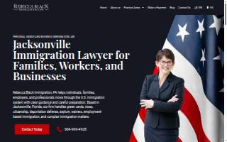 Rebecca Black Immigration Law website