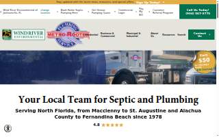 Metro Rooter, A Wind River Company website