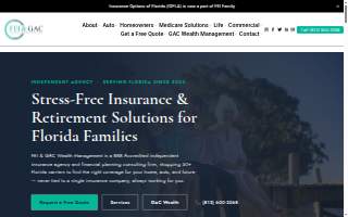 Florida Educators Insurance and GAC Wealth Management website