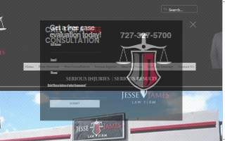Jesse James Law Firm website