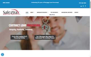 Saleztrax Mortgage Processing website