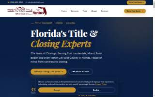 Independent Title of Fort Lauderdale website