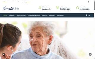Lake Centre Home Care website