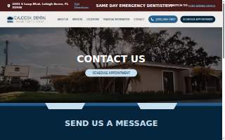 Caloosa Dental - Lehigh Acres website