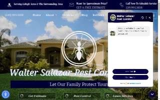 Walter Salazar Pest Control, LLC website