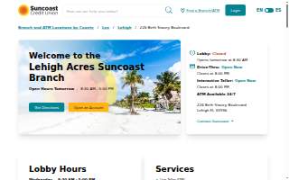 Suncoast Credit Union website