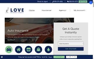 Love Insurance Services Inc website