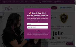 Trés Jolie Medical Spa website
