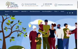 Your Caring Law Firm website