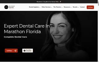 Keys Dental Specialists of Marathon website