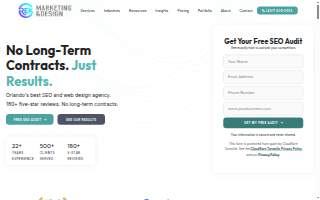 REK Marketing and Design website