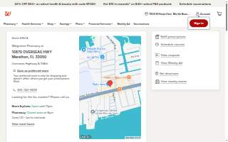 Walgreens of Marathon website