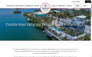 Coco Plum Vacation Rentals website