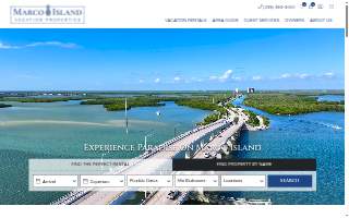 Marco Island RENTAL Properties, Inc. website