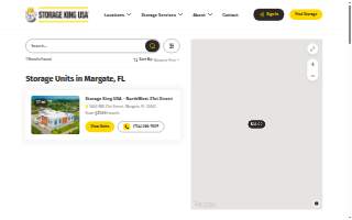 Storage King USA of Margate website