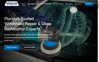 SuperGlass Windshield Repair website