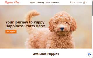 Puppies Plus website