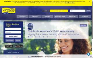 Community Credit Union of Florida-Palm Bay website