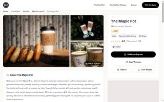 The Maple Pot website