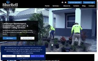 Blue Bell Landscaping website