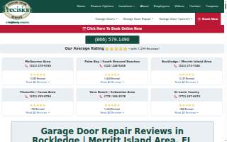 Rockledge Garage Door Repair website