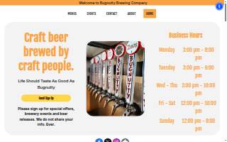 Bugnutty Brewing Company website