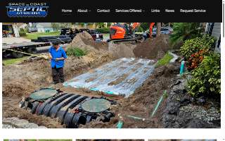 Space Coast Septic LLC website