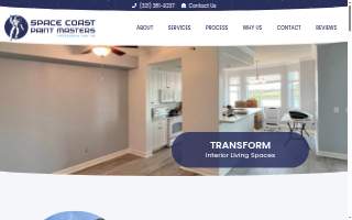 Space Coast Paint Masters website