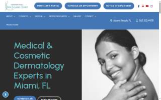 Greater Miami Skin & Laser Center website