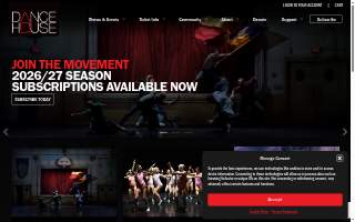 DanceHouse Miami website