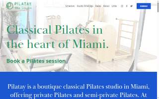 Miami Pilates Aventura website