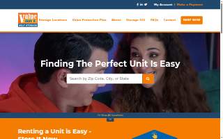 Value Store It Self Storage website