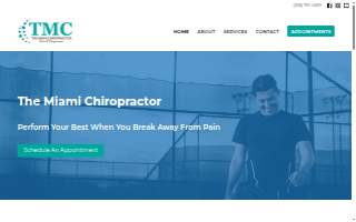 The Miami Chiropractor website