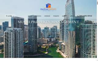 Pristine Property Management website