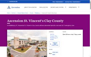 Ascension St. Vincent's Ear, Nose & Throat - Clay website