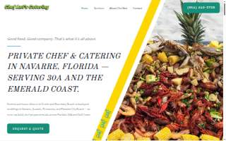 Chef Ant's Catering website