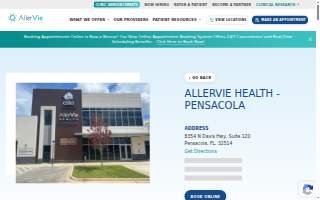 AllerVie Health - Pensacola website